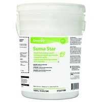 Diversey 957227100 Suma Star D1 Hand Dishwashing Detergent, Unscented, 5 Gallon Pail