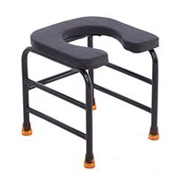 XWZJY Non-Slip Potty Chair Bedside Commode Seat Portable Toilet with Safety Steel Frame Non-Slip Leg Pad for Seniors, Disabled, Handicapped
