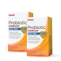 GNC GNC Probiotic Complex - Daily Need - 50 Billion CFU - Twin Pack