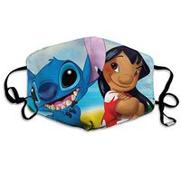 SSUJ7 Lilo and Stitch Men Women Adjustable Earloop Mouth Guard Anti-Dust Washable Reusable Mouth Guard for Kids Teens Adults Anti Pollution,Anti-smog