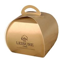 Kylin Express 100PCS Cute Boxes with Handle for Pack Candies,Cake,Other Gift,in Party,Birthdays,and Other Events,D#@