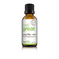 Healtop Easy Life for Men Ages 50+ Herbal Supplement 1 FL OZ to Support Urinary and Prostate Health