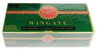 Wingate Menthol Flavored 100mm Cigarette Tubes (200ct per box - 5 Boxes)