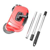 TEHWDE Automatic Hand Sweeper Broom Lazy 3 in 1 Household Cleaning Hand Push Including Broom Dustpan Trash Bin for Household Cleaning with 360 Rotation