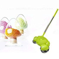 Sweeping Machine Push Type Magic Broom Sweeper Dustpan Hand Vacuum Floor Balai Robotic Vacuum Cleaner For Home Blue