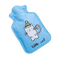 Winter Cartoon Mini Cute Hot Water Bottle Water/Warm Hand Bag 100ml,Blue