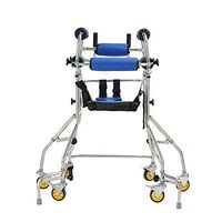 6 Wheels Walking Aid Elder Walker Old People Walking Stick Walking Rehabilitation Device Anti-Backward Rollover Shelf