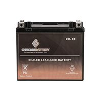 Rechargeable YTX20L-BS 12V 270CCA AGM Replacement Battery for Snowmobile