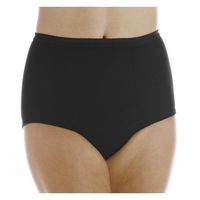 3-Pack Women's Maximum Absorbency Reusable Bladder Control Panties Black 7X (Fits Hip: 59-61")