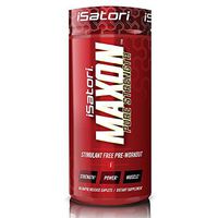 iSatori Maxon Pre Workout Stimulant Free - Fenugreek and Kre Alkalyn Creatine Pure Strength Muscle Gainer Lasting Energy For Men and Women Keto Friendly - Dietary Supplement - 84 Rapid Release Caplets