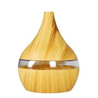 Fantastick 7 Color Night Light Wood Grain Humidifier Ultrasonic Essential Oil Diffuser