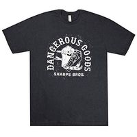 SHARP BROS. Sharps Dangerous Goods, Short Sleeve Shirt, Extra Large, Black