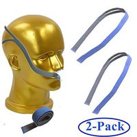 2-Pack Cpap Headgears Compatible with ResMed Airfit P10 Nasal Pillow,Headgear Cpap Mask Replacements Strap Blue and Gray