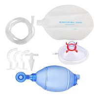Handheld Breathing Apparatus Kit, Simple Self Help Manual Oxygen Device for Breathing, Home or Professional Use for Baby Child Adult