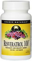 SOURCE NATURALS Resveratrol 100 Mg Tablet, 60 Count