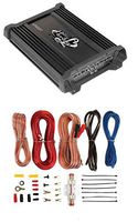 New LANZAR HTG237 1000W 2 Channel Car Digital Power Amplifier + 8 Gauge Amp Kit