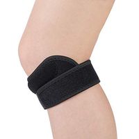 Patella Knee Strap Adjustable Knee Pain Relief Patella Stabilizer Brace - Knee Brace for Running, Hiking, Soccer, Basketball, Volleyball, Squats, Arthritis, Tendonitis- 1pair