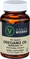 Vitality Works, Oregano Oil, 60 Vegetarian Capsules