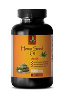 Mood Boosting Vitamins - Hemp Oil Pills for Anxiety - Hemp Oil for Pain Relief 1000 mg Pills - 1 Bottle 120 Liquid Capsules
