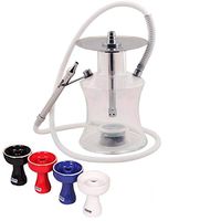 ODUMAN N2 + IGNIS + BOWL Stainless Steel Hookah Shisha Nargile Better Than Khalil MAMOON STARBUZZ AL FAKHER (ODUMAN N2 + Bowl)