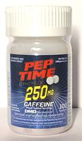 Peptime Energy 250MG High Energy Pills 100 Tablet Bottle