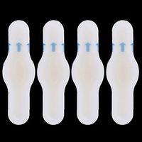 TUANTUAN 4 Pack Blister Pads Adhesive Heels Blister Cushioned Bandages for Foot, Toe, Heel Blister Prevention & Recovery