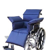 Wheelchair Comfort Seat Cushion Light Blue-Anti-Microbial/Water-Resistant 54"L x 17"W