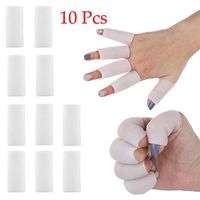 WuLian 10Pcs Toe Silicone Gel Protector Ingrown Toenail Corn Cushion Cap Finger Sleeve Tubes Pain Relief Foot Care Tool