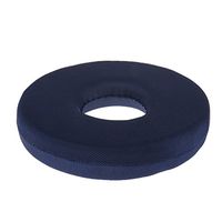 joyMerit Donut Pillow Seat Cushion Orthopedic Design | Tailbone & Coccyx Memory Foam Pillow | Pain Relieve for Hemorrhoid, Surgery - Dark Blue