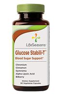 LifeSeasons - Glucose Stabili-T - Natural Blood Sugar Support Supplement - with Cinnamon, Fenugreek, and Chromium Polynicotinate - 90 Capsules