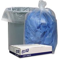 Genuine Joe 29126 Can Liners 1.1mil/LD 40-Inch x46-Inch 100/CT Clear