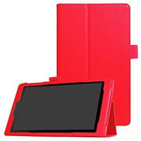 Lyperkin Amazon Kindle Fire HD 10 2017 7th Gen Universal Case with Film, Protective Flip Magnetic Leather Case Stand Cover Anti-Scratches Compatible with Kindle Fire HD 10 2017 10.1 Inch