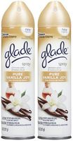 Glade Air Freshener Aerosol Spray - Pure Vanilla Joy - 8 oz - 2 pk