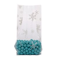 Snowflakes Cello Bags 5" X 3" X 11 1/2" Halloween - 1.2 mil Thick
