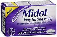 Midol Long Lasting Relief - 20 Caplets