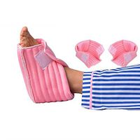 Heel Protector Pillows Anti-Decubitus Heel Protection Pad, Anti-Pressure Sore Heel Pad Bedridden Patient Care Thickening Heel Pad Great For Swollen Feet (Color : Pink, Size : 1Pair)