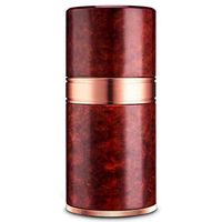 ZLMMY Cigar Tube Travel Portable Moisturizer,Exquisite Portable Travel Cedar Wood Lined Cigar Humidor Case with Humidifier