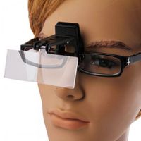 1.5X 2.5X 3.5X 3pc Clip On Magnifier Lens for Eyeglasses Magnifying Glass 22000133