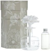 Zodax Grand Casablanca Porcelain Diffuser, White Hibiscus