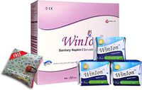 Winion Negative Ion Sanitary Napkin Gift Bundle with 16/19 Packs + Vaginal Health Indicator + Sanitary Pouch + Document Bag by Winalite (Day Box (16 Packs), Free Gift: Document Bag)