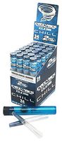 Cyclones Blue Chill Flavored Pre Rolled Cones Clear (24 Packs/Full Box) with Rolling Paper Depot KewlTube