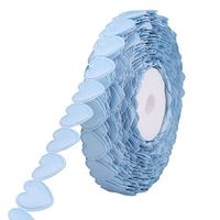 uxcell Polyester Wedding DIY Gift Cake Packing Decor Craft Ribbon Roll 20 Yards Length Light Blue