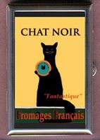 Chat Noir Black Cat Fantastique Decorative Pill Box