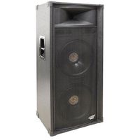 Pyle-Pro PADH21580 1400 Watt Dual 15'' 3-Way Stage Speaker Cabinet