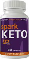 Spark Keto Diet Pills Advanced Energy Ketones Purple Bottle with Go BHB Capsules Ketones Ketogenic Supplement for Weight Loss Pills 60 Capsules 800 MG GO BHB Salts