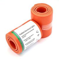 Universal Padded Aluminum Splint 36" Rolled/Easy Storage/Sports, Home, First Aid (Orange)
