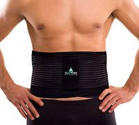 AllyFlex Extra Large Plus Size Back Brace with Medical Grade 3D Lumbar Support Stays for Lower Back Pain Relief - Adjustable Straps Breathable Cool Comfortable Fit (XL/XXL)