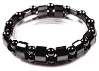 Men's/Women's Hematite Metal Magnetic Therapy Bracelets - 10 pcs