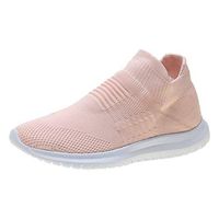 Veodhekai Women Flats Shoes Solid Striped Sneakers Sift Ankle Sport Run Sneakers Casual Shoes Cute Students Work Pink