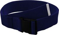 Gait Belt with Plastic Buckle by LiftAid - Transfer and Walking Aid with Belt Loop Holder for Assisting Therapist, Nurse, Home Care - 60"L x 2"W (Navy Blue)